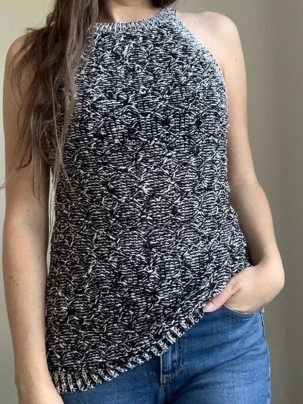 Moth Anthropologie Sleeveless Knit Sweater Tank S